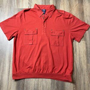 Vintage John Blair Polo Red Shirt